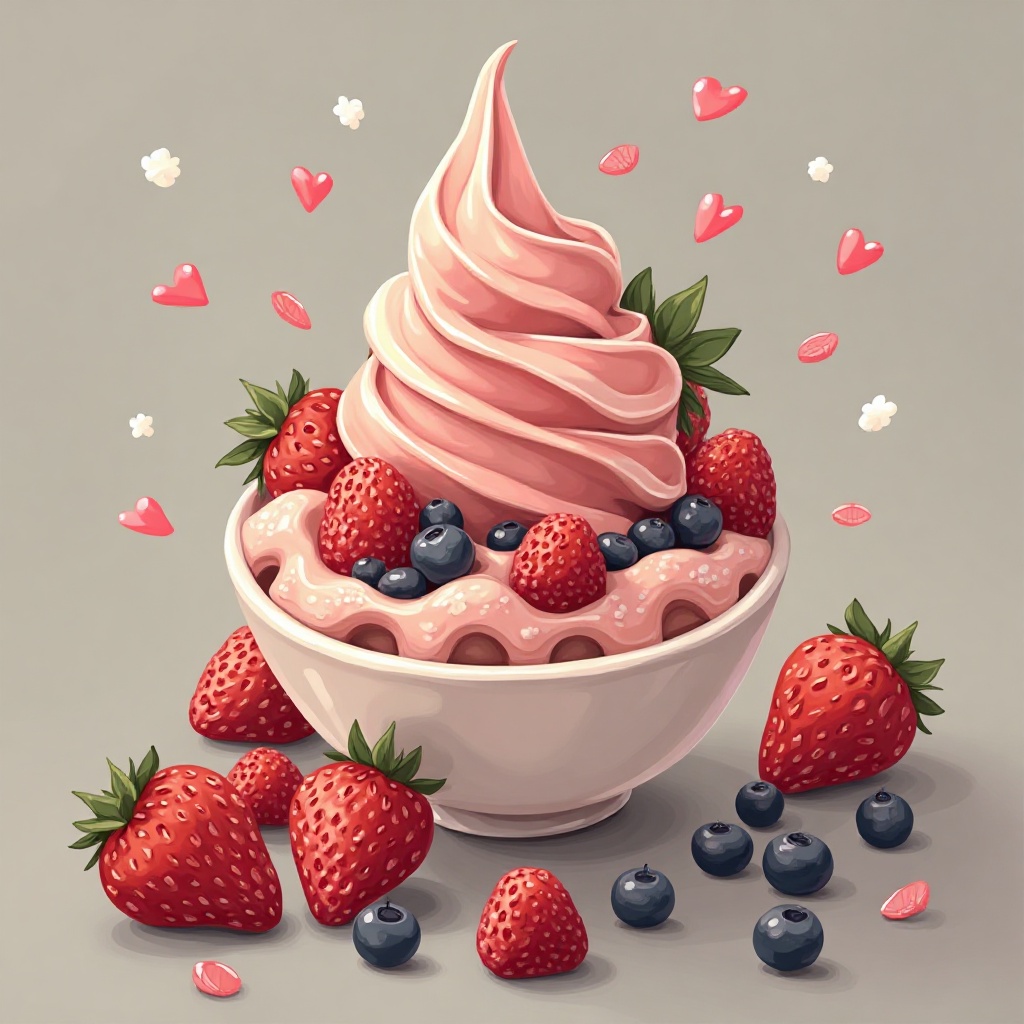 Helado de frutas
