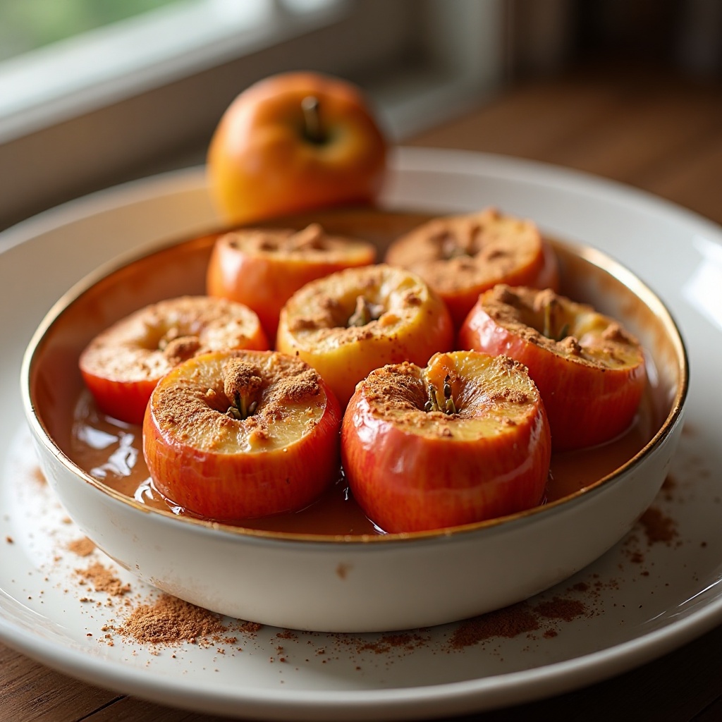 Manzanas asadas con canela