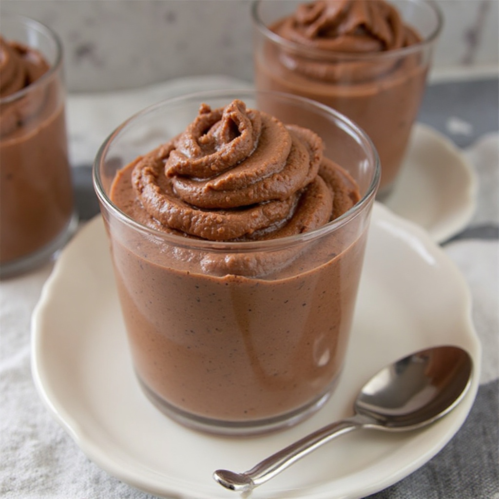 Mousse de chocolate sin azúcar